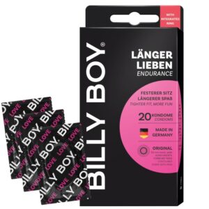 💖 Billy Boy Kondome Länger lieben, 52 mm breit, 20 Stück für 7,98€ (statt 14,90€)