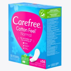 Carefree Slipeinlagen Cotton Feel Normal 100 Stück mit oder ohne Duft für 3,37€ (statt 4,38€)