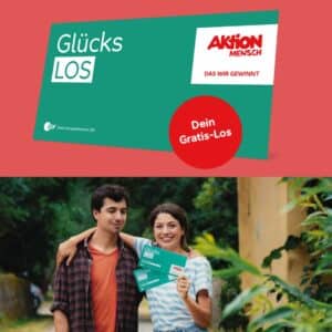 🍀 Gratis-Glückslos bei der Aktion Mensch ab einem 6€-Los