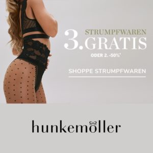 Hunkemöller Strumpfwaren 3. gratis oder 2. Artikel 50% günstiger