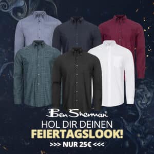 Ben Sherman Herbst Sale bei SportSpar 👔 z.B. Hemden für 25€