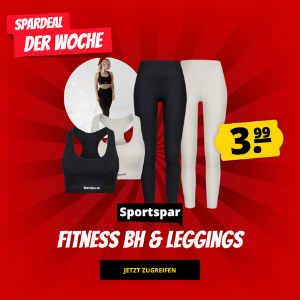 SportSpar: Sparmieze Damen-Leggings oder Fitness-BH für jeweils 3,99€ zzgl. Versand