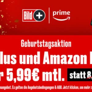 Bild Plus &amp; Amazon Prime für 5,99€ monatlich