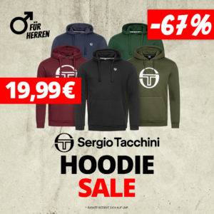 Sergio Tacchini Hoodies für je 19,99€ (zzgl. Versand | ab 50€ vskfrei)