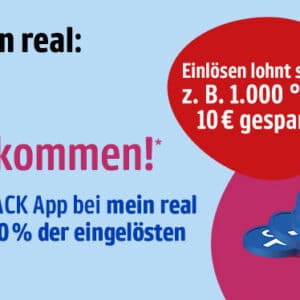 10% der eingelösten PAYBACK °Punkte dauerhaft zurückerhalten bei Real