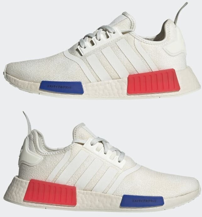 Adidas nmd blue red white best sale