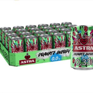 (Pfandfehler) 24 x 0.33 L ASTRA Granate Energy 0,0% Alkoholfreies Biermischgetränk für 16,57€