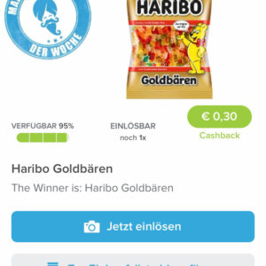 Marktguru Deal der Woche Haribo Goldbären für 0,45€ mit Marktguru