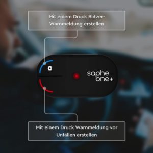 📸 Saphe One+ Verkehrsalarm – mit Daten von Blitzer.de für 18,95€ (statt 28€)