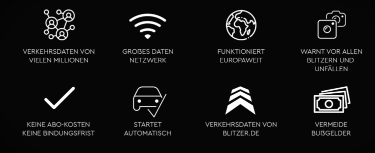 📸 Saphe One+ Verkehrsalarm – mit Daten von Blitzer.de für 18,95