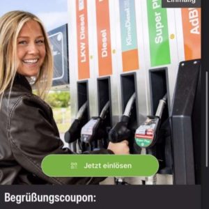 5€ Sofortrabatt bei team Tankstellen mit team Mobility App