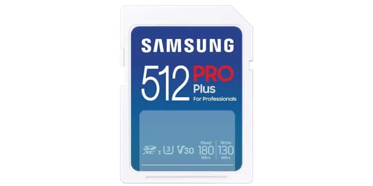 512GB SDXC-Speicherkarte Samsung Pro Plus (2023)