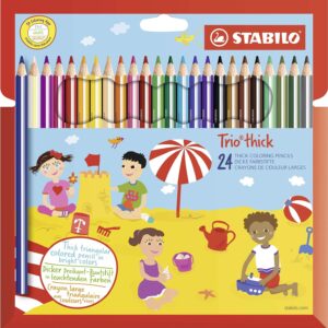 STABILO Trio dick Dreikant-Buntstift 24er Pack