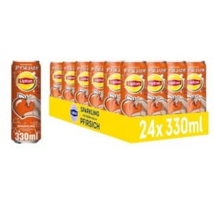 🔥PFANDFEHLER 🍑 LIPTON ICE TEA Eistee mit Kohlensäure Pfirsich Geschmack 24x 0,33l