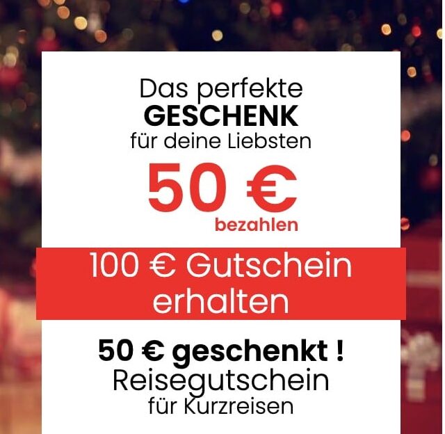 Thumbnail 🎁 100€ Wertgutschein für 50€: über 1.000 Angebote in Deutschland &amp; Europa