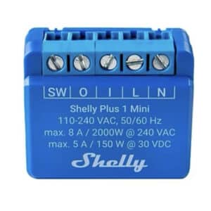 HAMMER-PREIS ⚡️ Shelly Plus 1 Mini | WLAN & Bluetooth intelligenter Schalter Relais für 9,52€