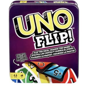 UNO Flip in robuster Metalldose