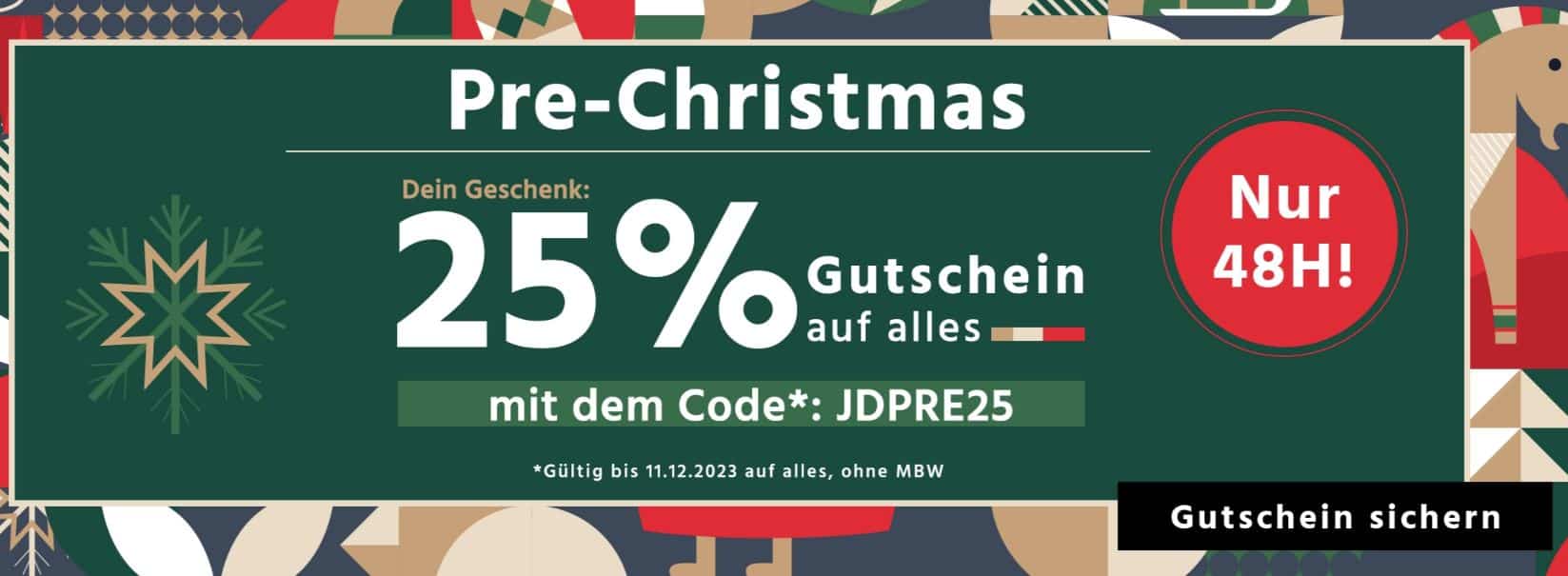 25% Gutschein auf alles bei Jeans Direct