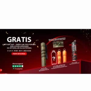 Für Neu &amp; Stammkunden gratis Black Friday Geschenke