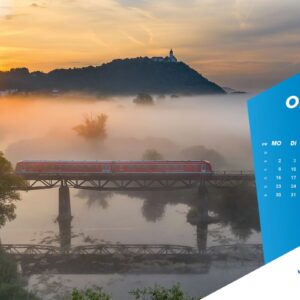 Bahnland Bayern Wandkalender 2024 kostenlos vorbestellen