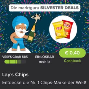 1x Lays Chips für 0,79€ rewe und Marktguru App