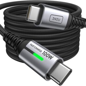 MEGA! 🚀 INIU USB C Schnellladekabel (2m) / 100W PD QC 4.0 bei 5A für nur 3,59€! 🤩