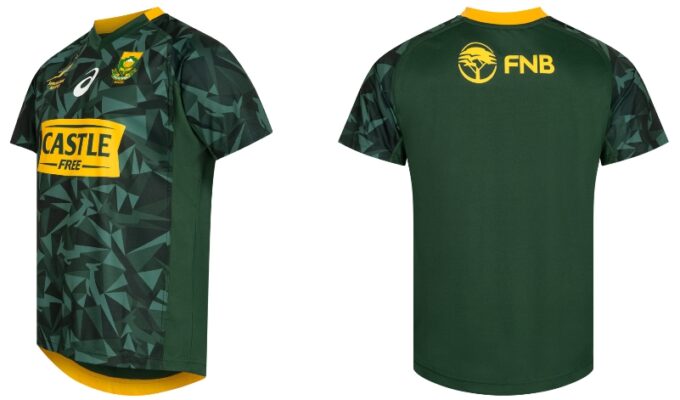 Asics Südafrika Springboks Rugby Sevens Herren Heimtrikot