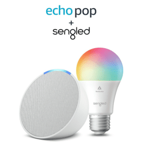 🔊 Echo Pop + Sengled LED-Smart-Glühbirne (E27) für 24,99€ (statt 36€)