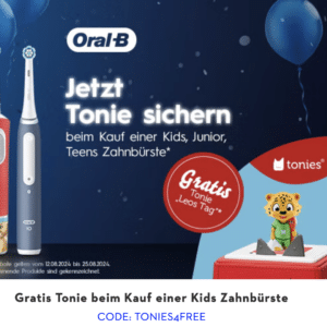 Oral-B Kinderzahnbürste kaufen und Tonie Leos Tag gratis bekommen