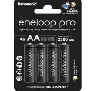 ⚡️ 4x Panasonic eneloop Pro AA für 13,49€ (statt 19€) 🔋 2500 mAh | 500 Ladezyklen