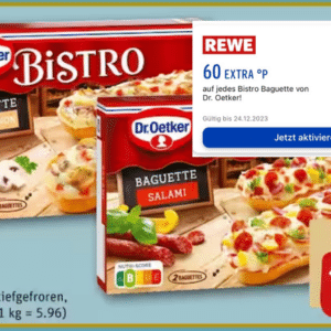 Dr. Oetker Bistro Bagutte für effektiv 0,89€/Packung (dank Rewe &amp; Payback)