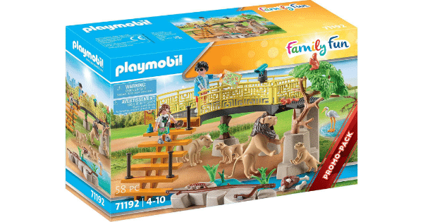 Playmobil Family Fun Löwen im Freigehege