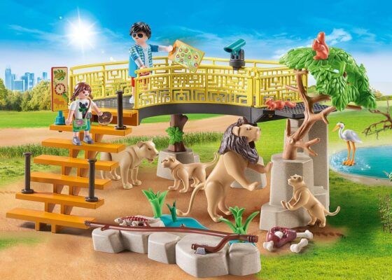 Playmobil Family Fun Löwen im Freigehege