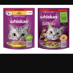 WHISKAS 2 Proben  Katzenfutter gratis