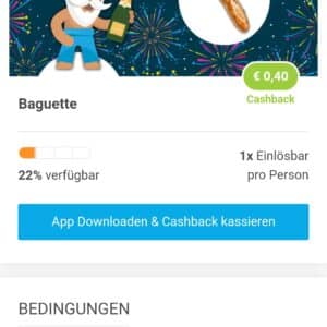 Meisterbaguette Gratis mit €0,01 Gewinn