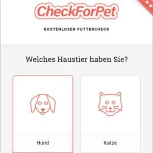 Bis zu 5 kostenlose Futterproben für Katze &amp;Hund