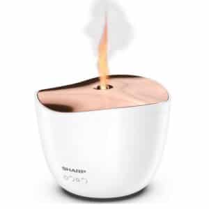 Sharp DF-A1E Ultraschall-Aroma-Diffuser mit Licht- und Nebelfunktion (Weiß-Roségold) für 18,95€ (statt 25€)