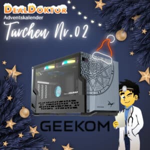 🎁 DealDoktor Adventskalender - Türchen 2: GEEKOM Mini FUN9 Gaming-PC gewinnen