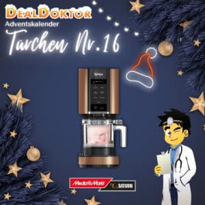 🎁 DealDoktor Adventskalender - Türchen 16: Ninja CREAMi Eismaschine &amp; Frozen Dessert Maker 