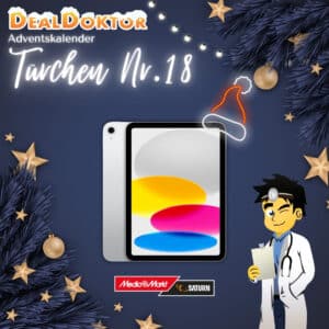 🎁 DealDoktor Adventskalender - Türchen 18: Apple iPad 10. Gen