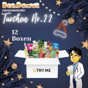 🎁 DealDoktor Adventskalender - Türchen 22: 12x UTRY.ME Box