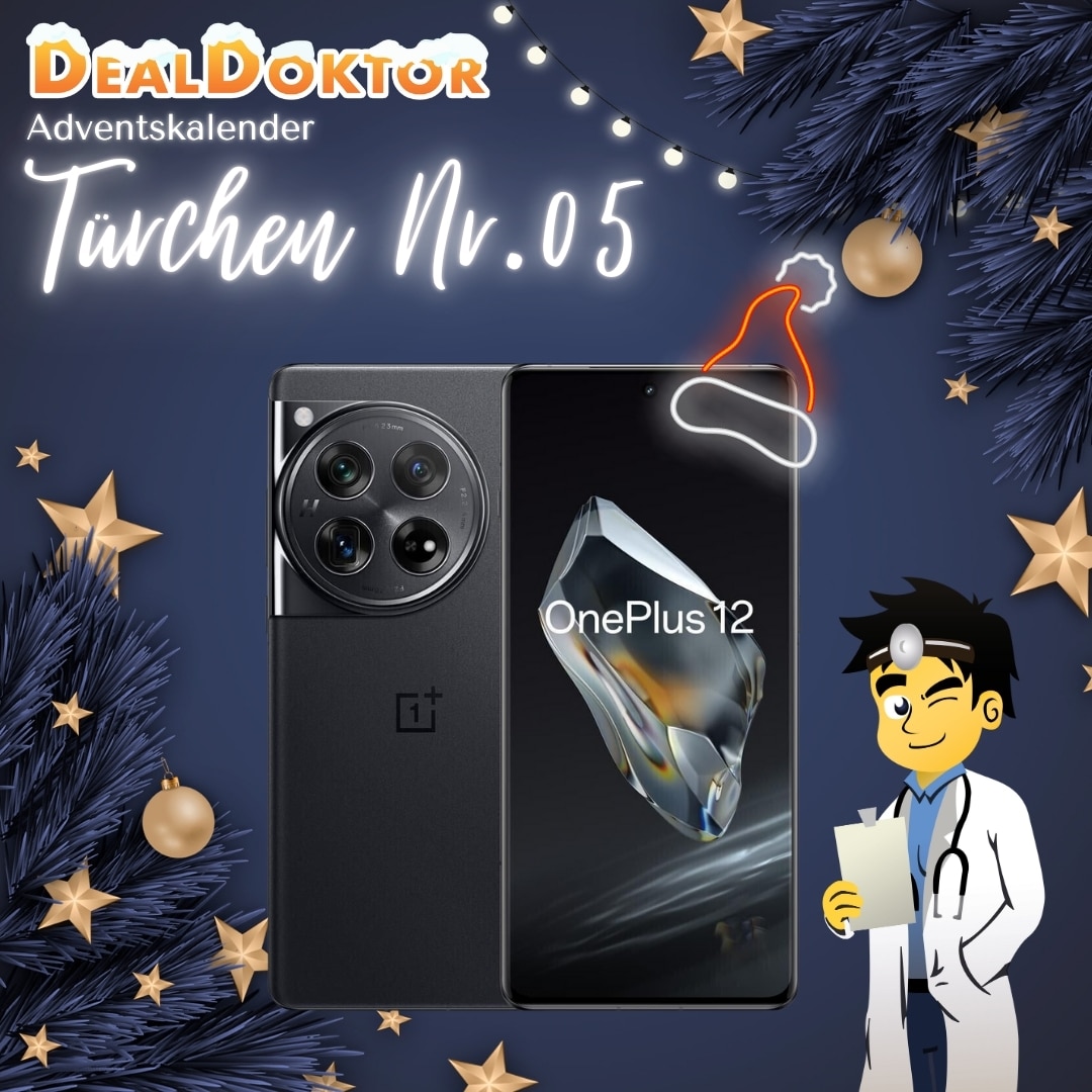 Thumbnail 🎁 DealDoktor Adventskalender - Türchen 5: OnePlus 12 5G (12GB RAM // 256GB)