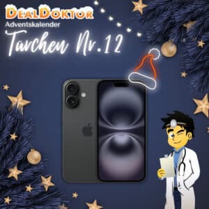 🎁 DealDoktor Adventskalender - Türchen 12: Apple iPhone 16 (128GB)