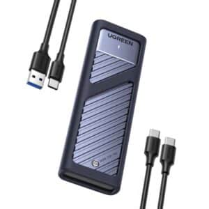 UGREEN M.2 NVMe SATA SSD USB 3.2 10 Gbps Gen 2 Aluminium Gehäuse mit Kühlkissen für 17,79€