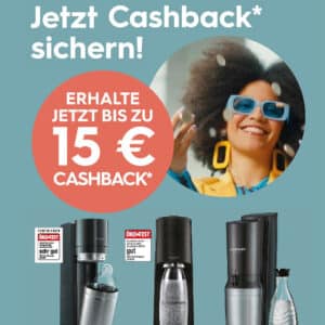 15€ Cashback auf Sodastream