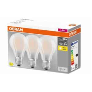 💡 Osram LED E27 Birne A60 3er Pack für 6,99€ (statt 10€)