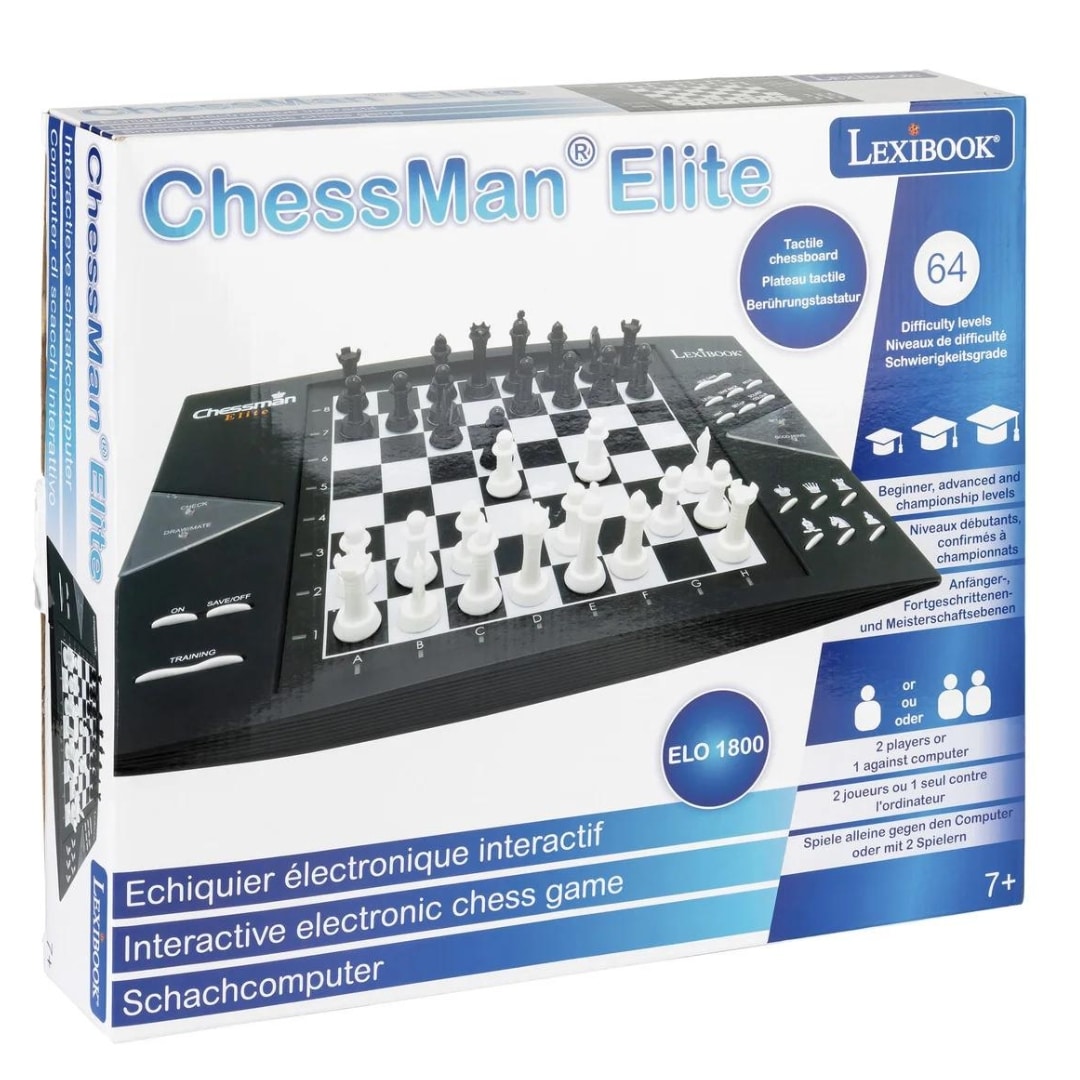 Jeu d'echec ChessMan® Elite, jeu d'échecs électronique LEXIBOOK