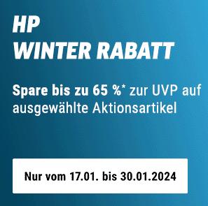 ❄️ HP Winter Rabatt: bis zu 65% Rabatt auf ausgewählte Artikel von HP