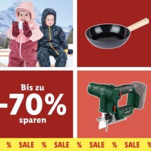 ⛄️ LIDL Januar Sale, z.B. 😴 Daunenbettdecke für 29,99€ 🤸HUDORA Trampolin für 189€ (statt 341€) uvm.