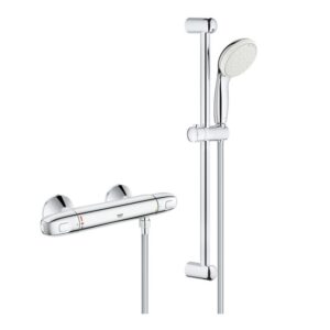 (Set) GROHE Grohtherm 1000 Thermostat-Brausebatterie 1/2&#034; (34143003) mit Tempesta Brausegarnitur II, 600 mm (27598) 135,90€ statt 190,69€